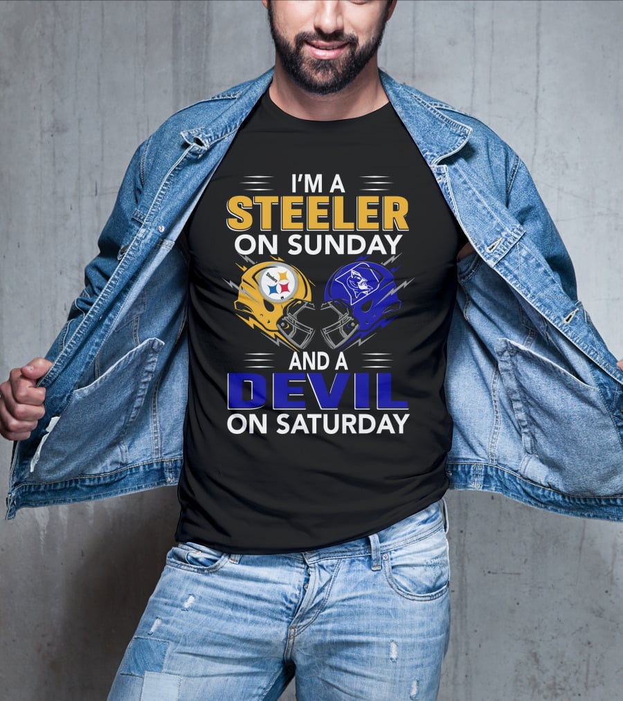 I'm A Steeler On Sunday And A Devil On Saturday T-Shirt