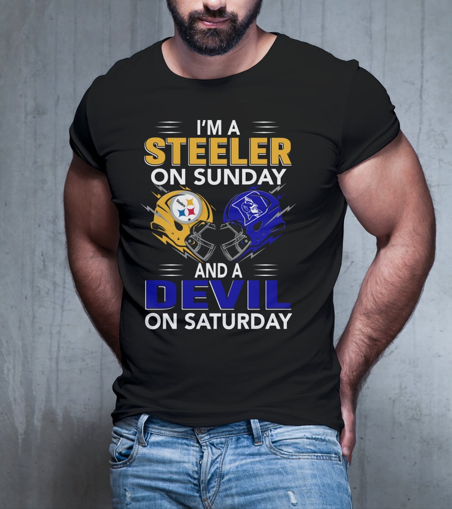 I'm A Steeler On Sunday And A Devil On Saturday T-Shirt