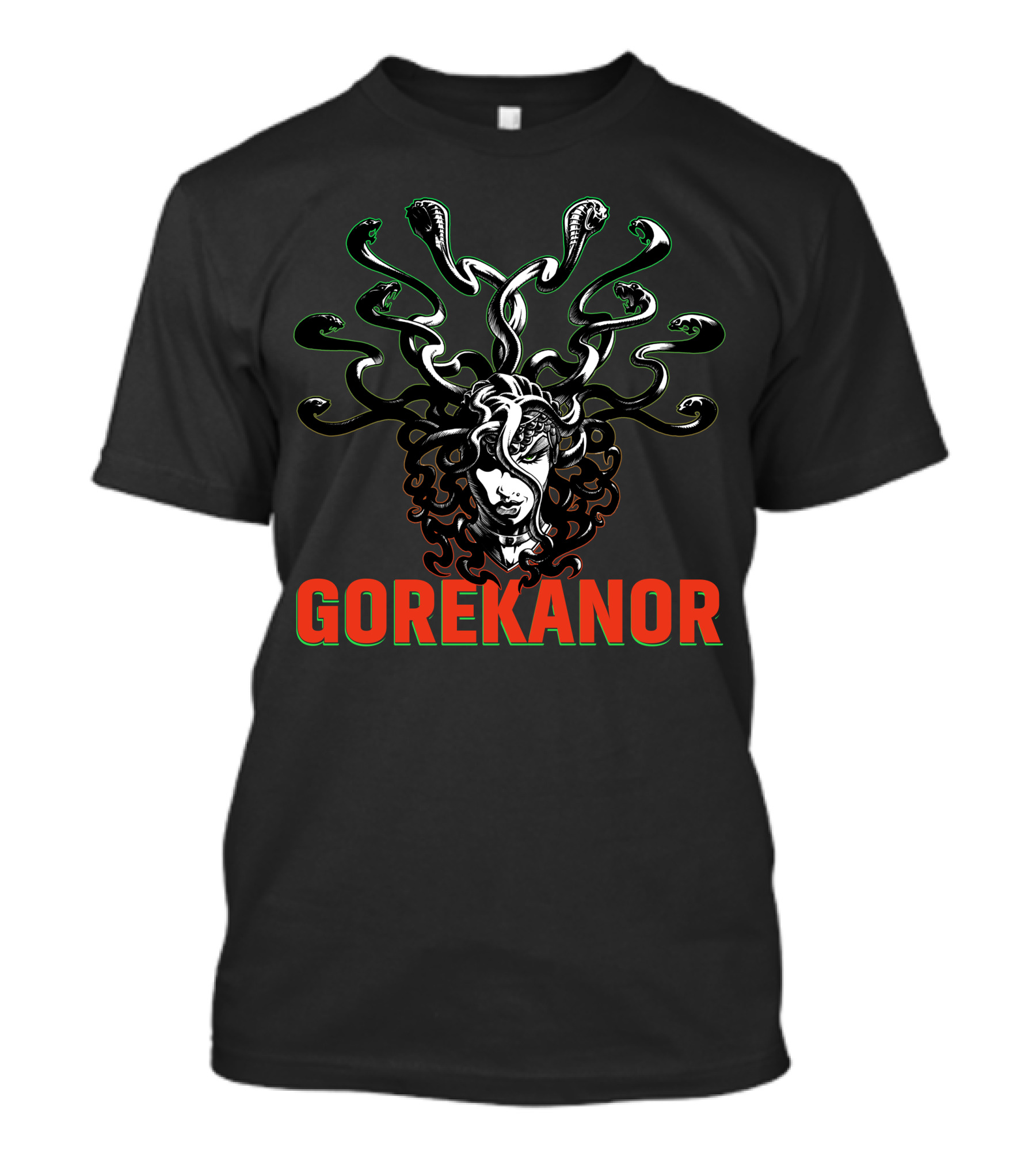 GOREKANOR MEDUSA SNAKE HAIR T-Shirt