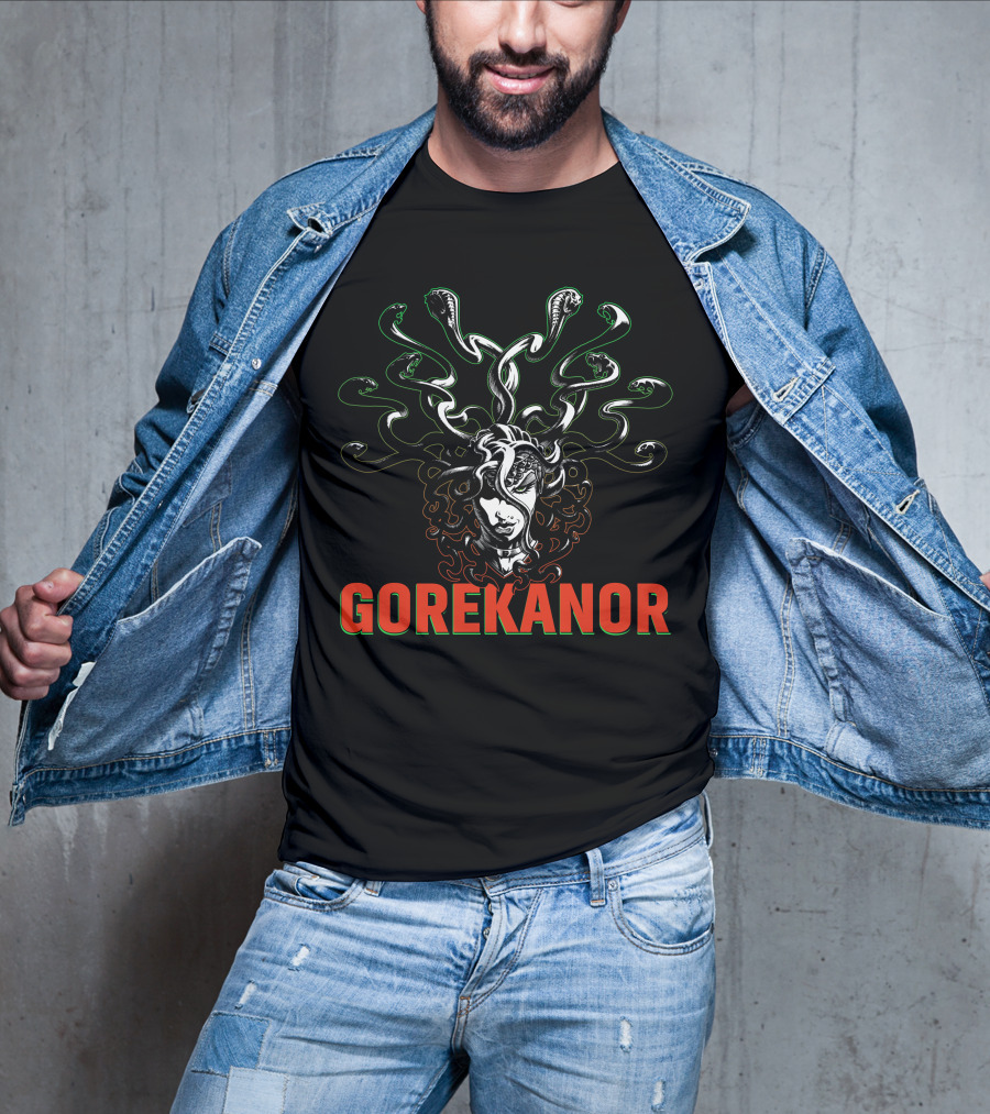 GOREKANOR MEDUSA SNAKE HAIR T-Shirt