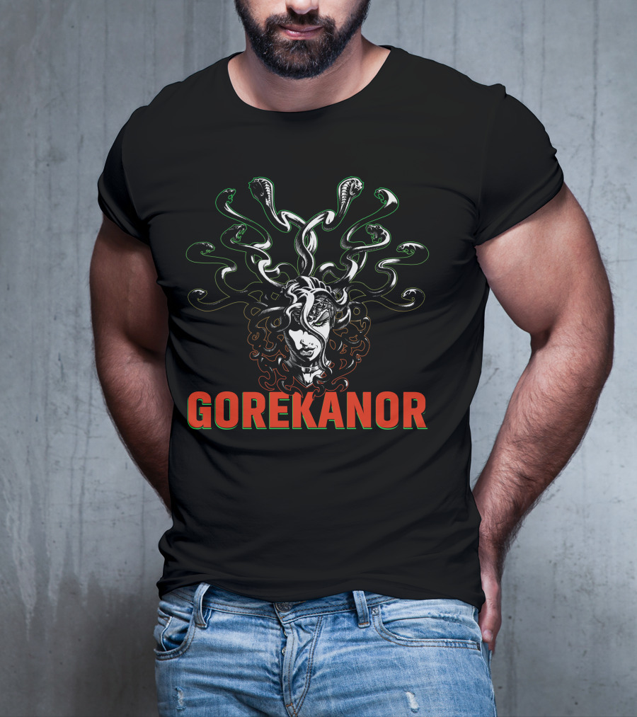 GOREKANOR MEDUSA SNAKE HAIR T-Shirt