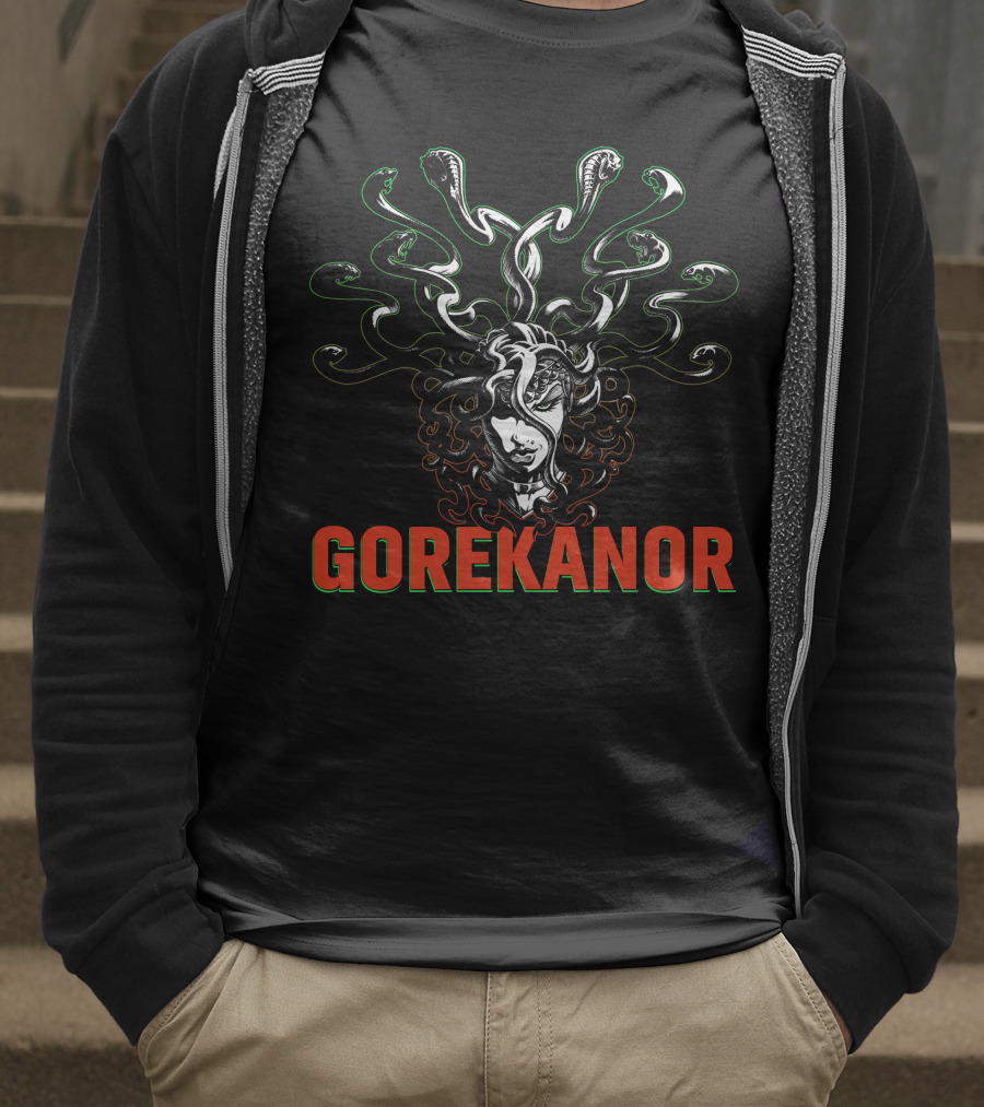 GOREKANOR MEDUSA SNAKE HAIR T-Shirt