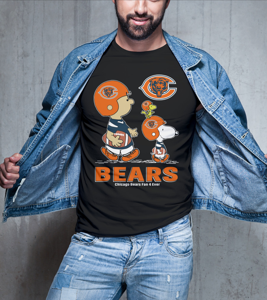 Chicago Bears Fan 4 Ever Bears T-Shirt