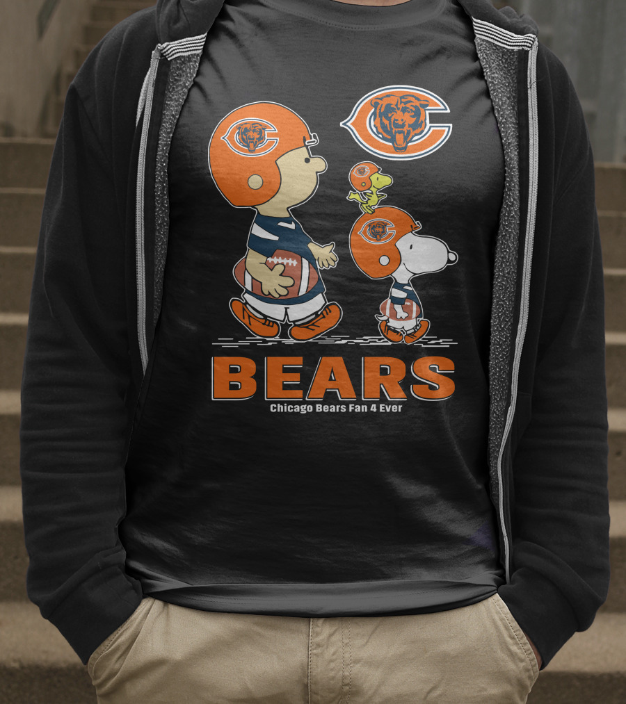 Chicago Bears Fan 4 Ever Bears T-Shirt