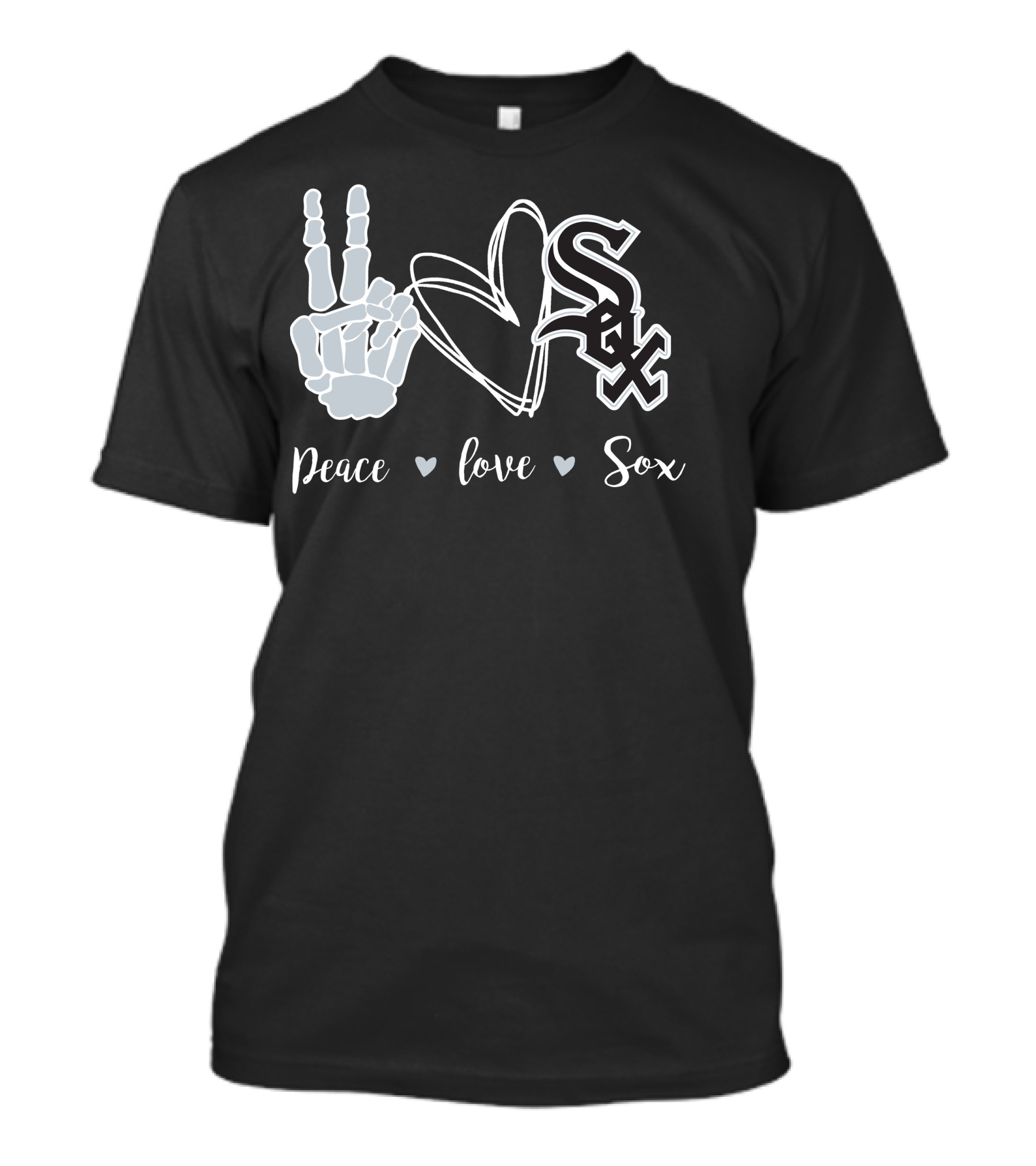 Peace Love Chicago White Sox T-Shirt