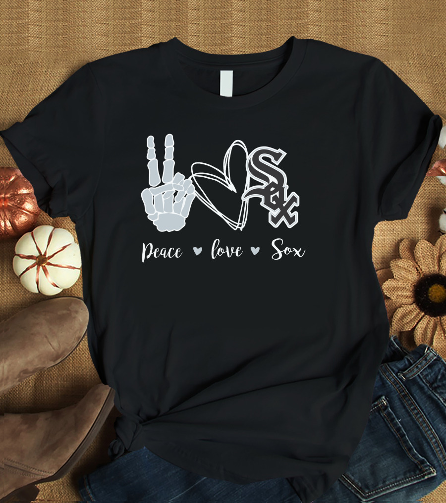Peace Love Chicago White Sox T-Shirt