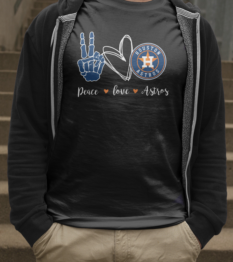Peace Love Houston Astros T-Shirt