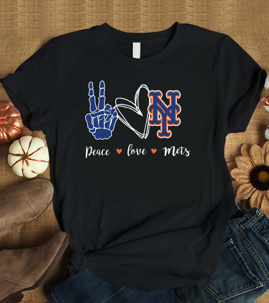 Peace Love New York Mets T-Shirt