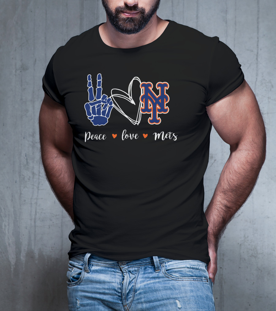Peace Love New York Mets T-Shirt