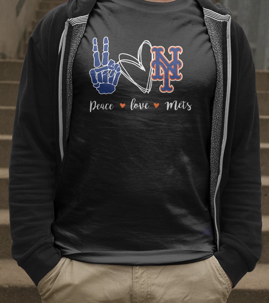 Peace Love New York Mets T-Shirt