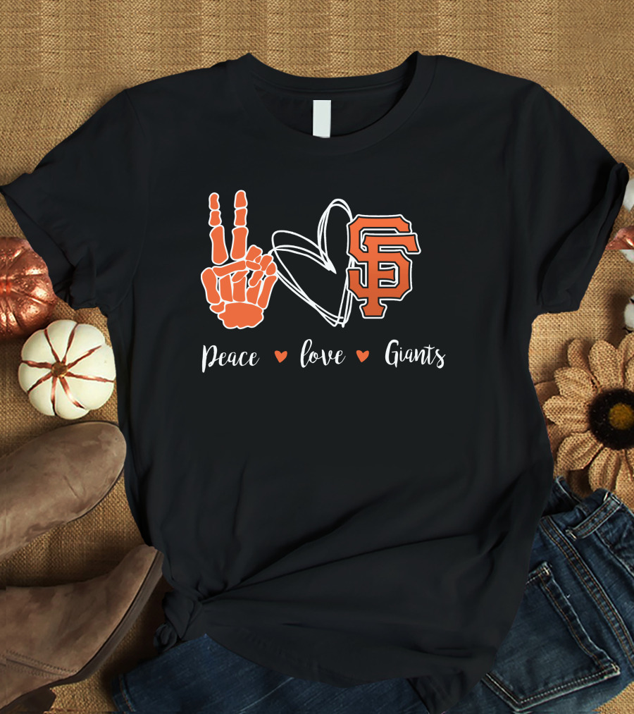 Peace Love San Francisco Giants T-Shirt