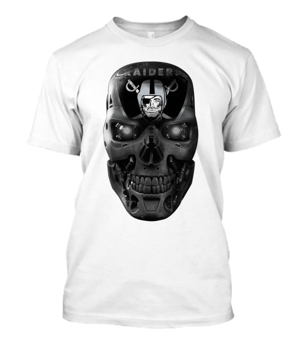 Raiders Skull Cyberpunk Fusion T-Shirt