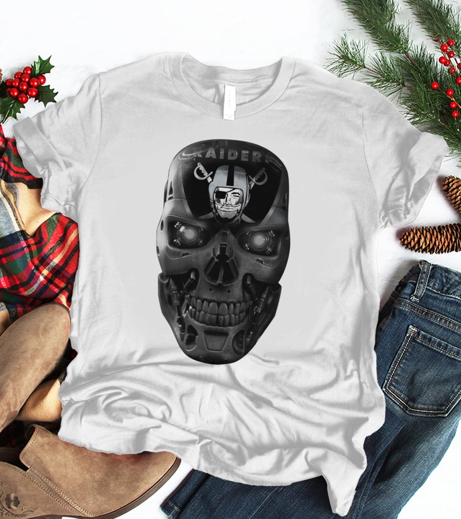 Raiders Skull Cyberpunk Fusion T-Shirt