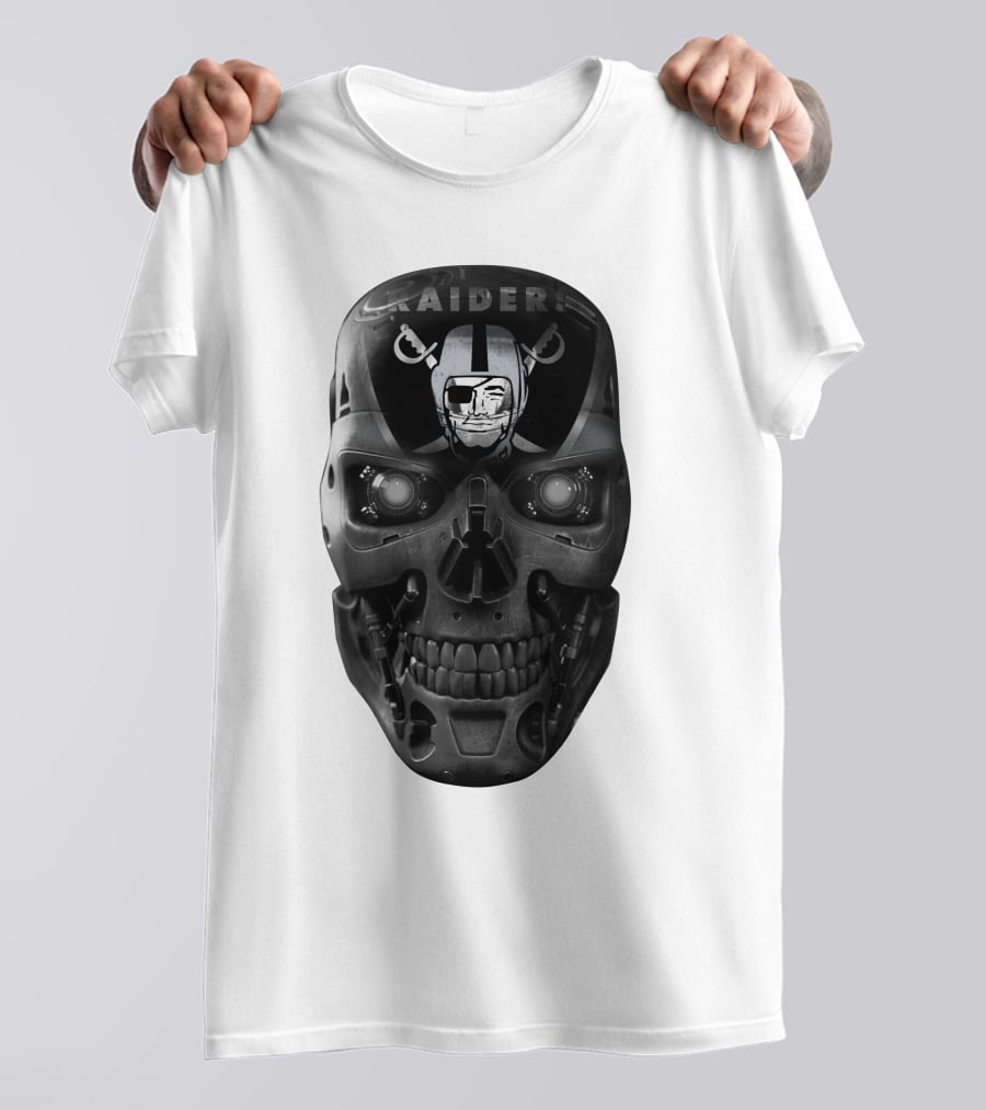 Raiders Skull Cyberpunk Fusion T-Shirt