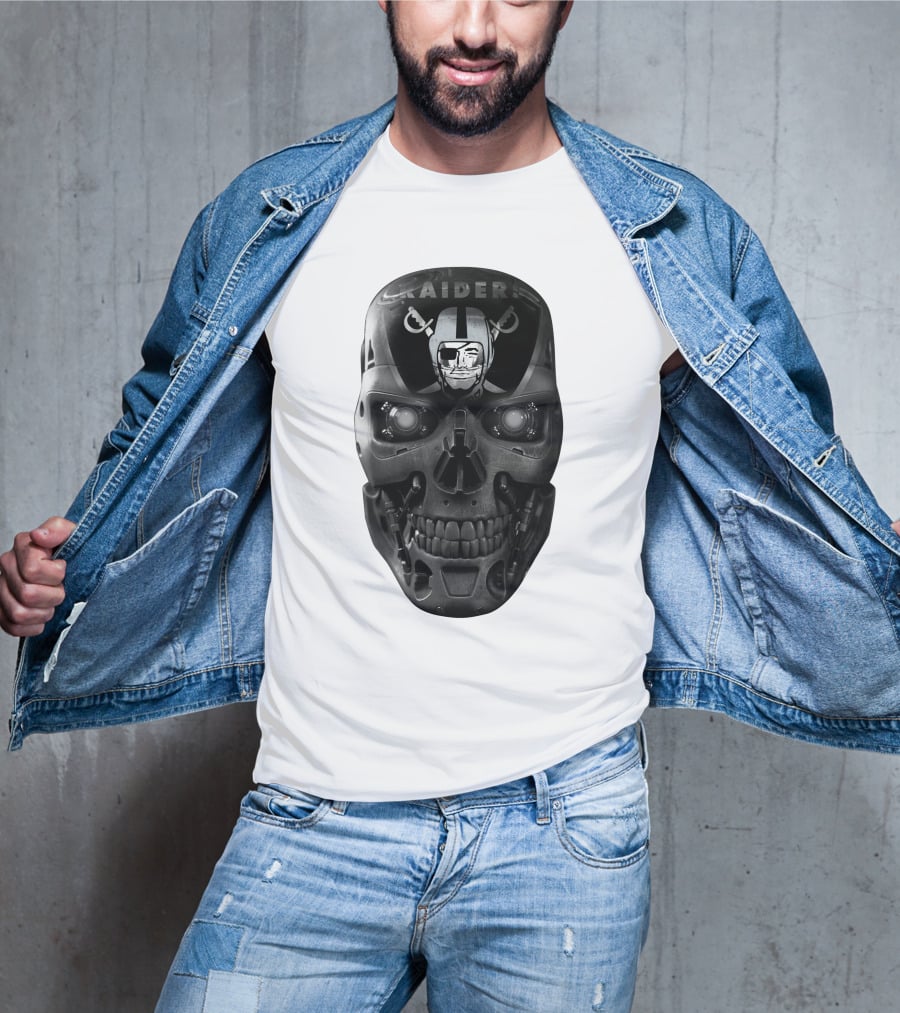 Raiders Skull Cyberpunk Fusion T-Shirt