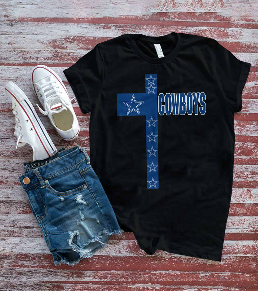 Cowboys Star Cross T-Shirt