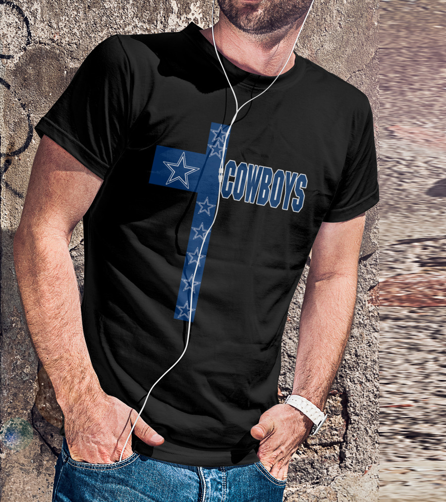 Cowboys Star Cross T-Shirt