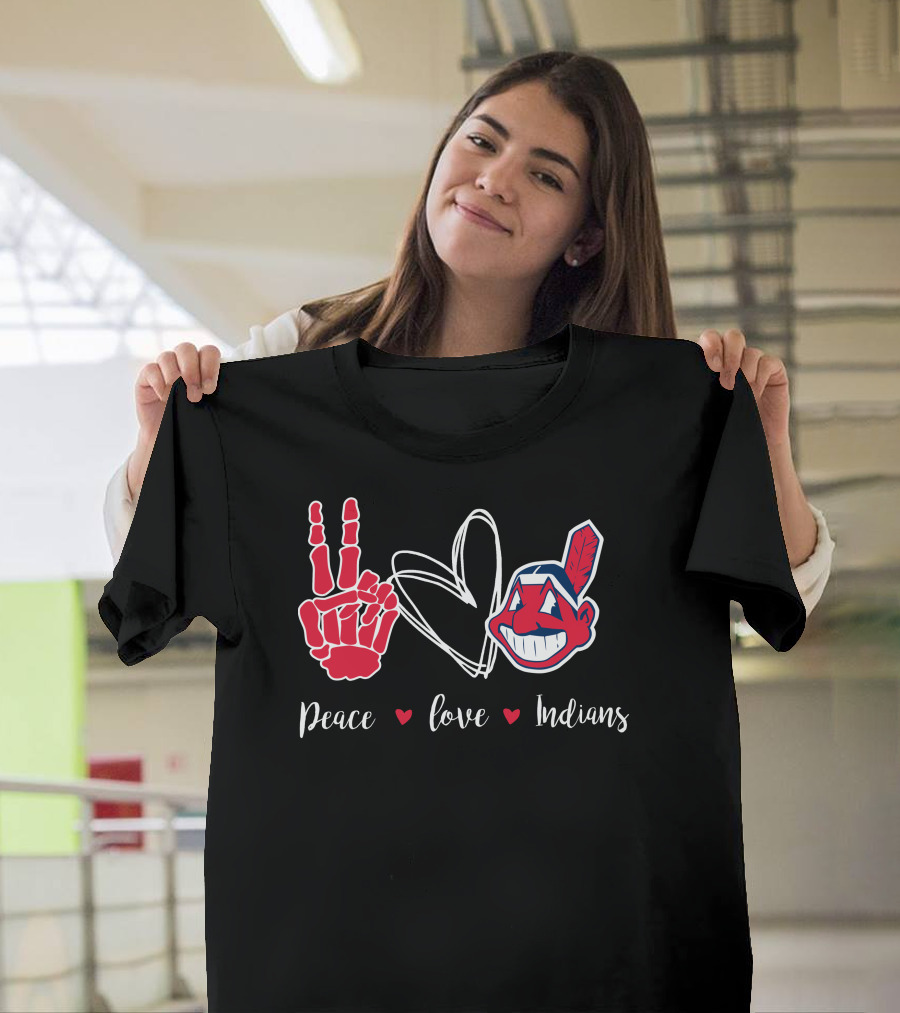 Peace Love Indians T-Shirt