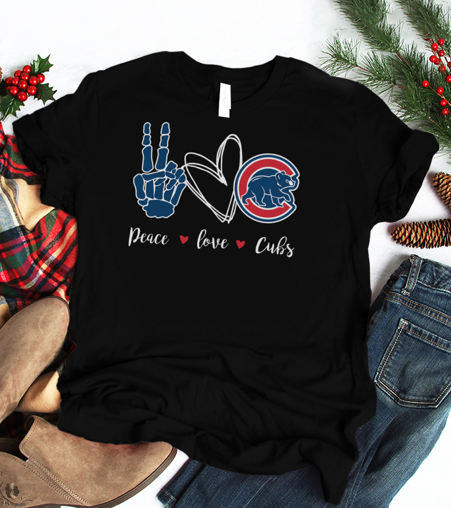 Peace Love Cubs T-Shirt