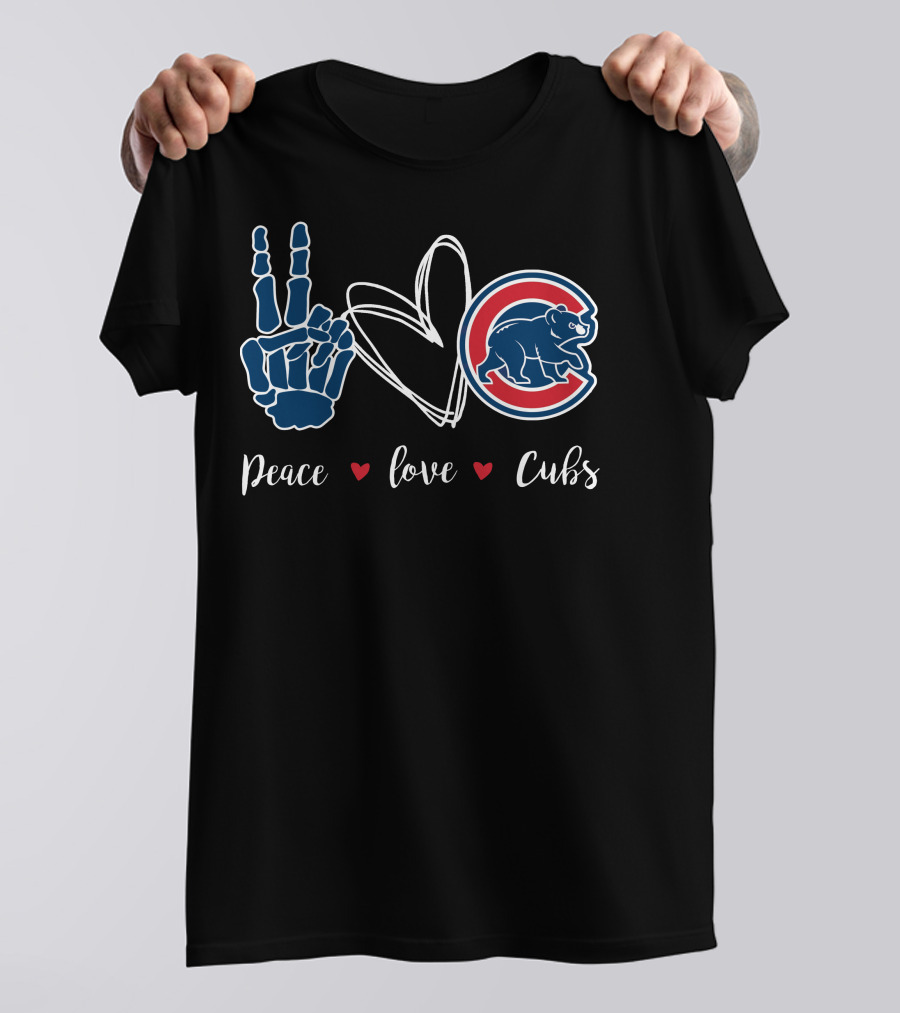 Peace Love Cubs T-Shirt