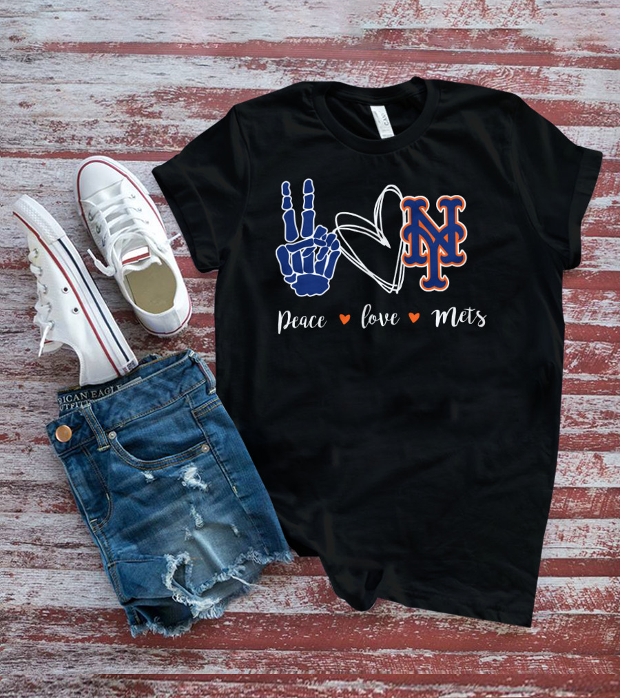 Peace Love New York Mets T-Shirt