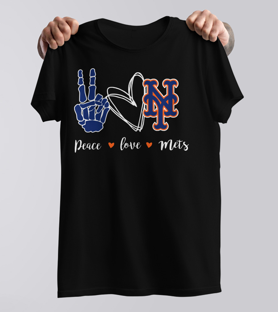 Peace Love New York Mets T-Shirt