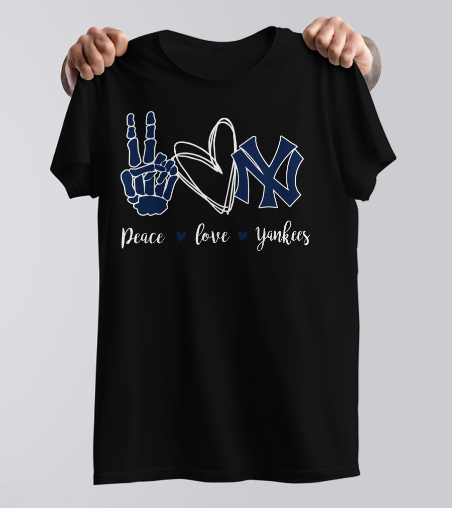 Peace Love Yankees T-Shirt