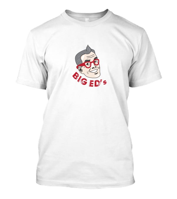 BIG ED's Retro Character With Red Glasses T-Shirt
