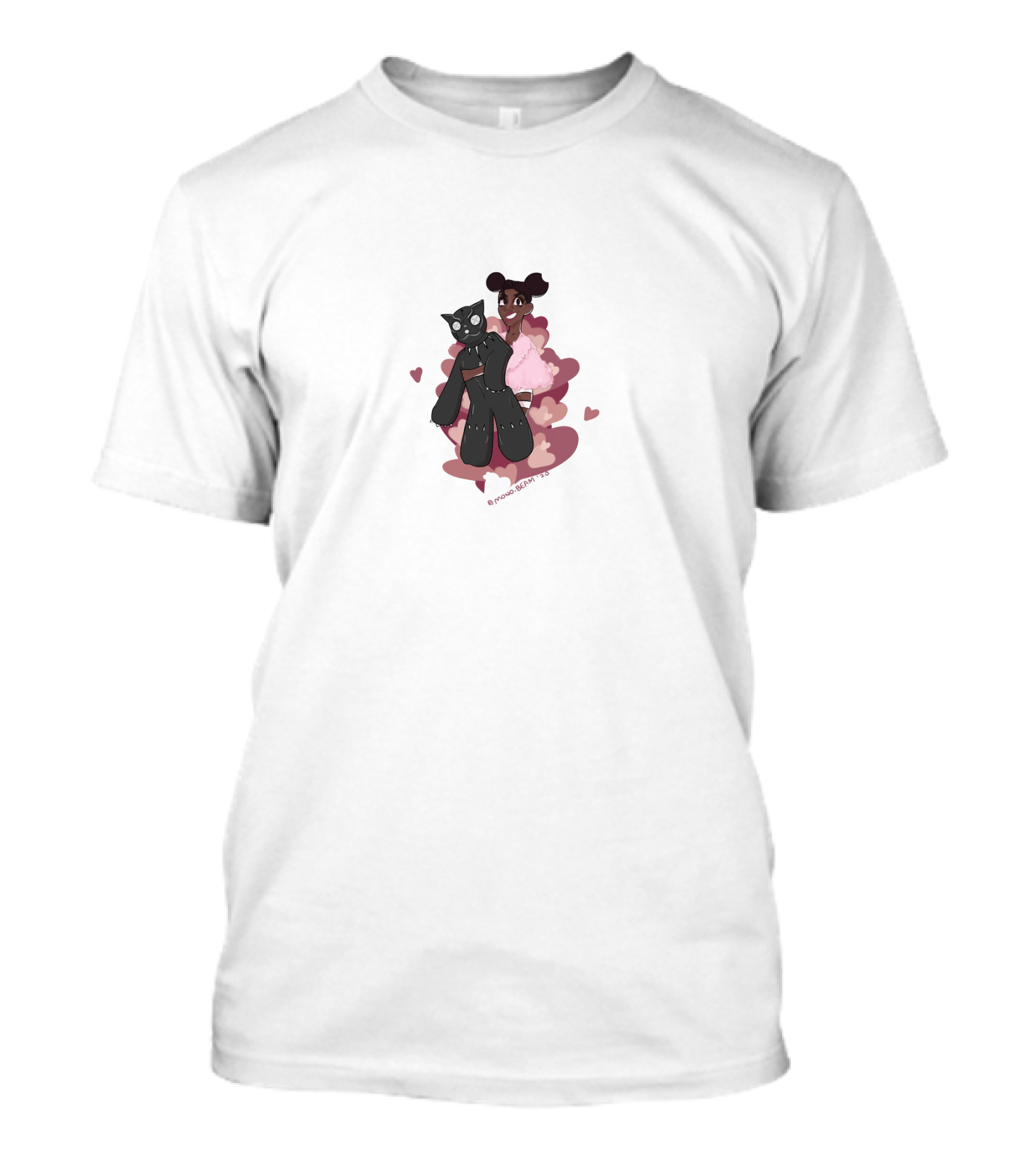 Shea Coulee Cat Costume Heart Bubbles Fantasy T-Shirt