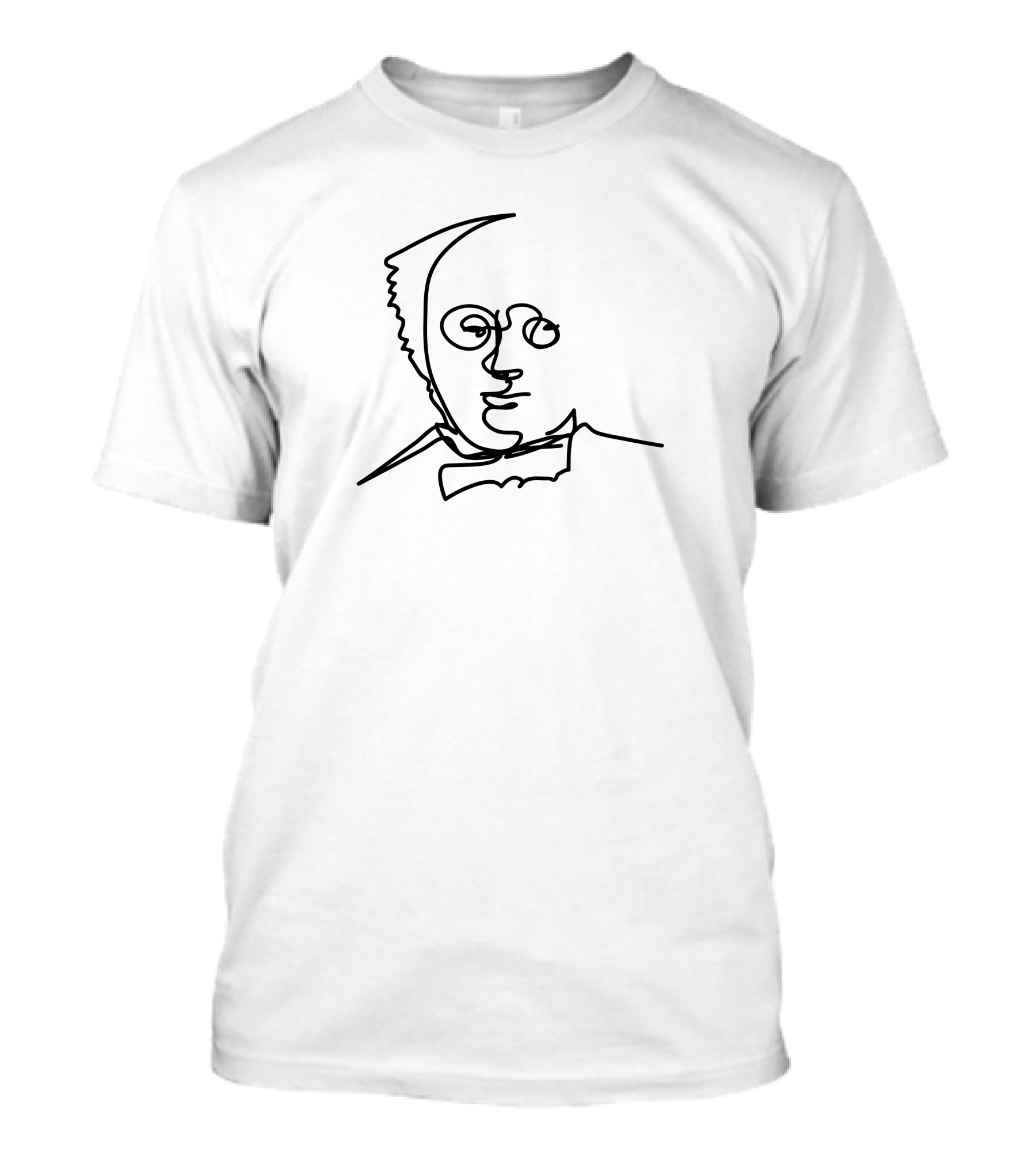 Monsieur Minimalist One-Line T-Shirt