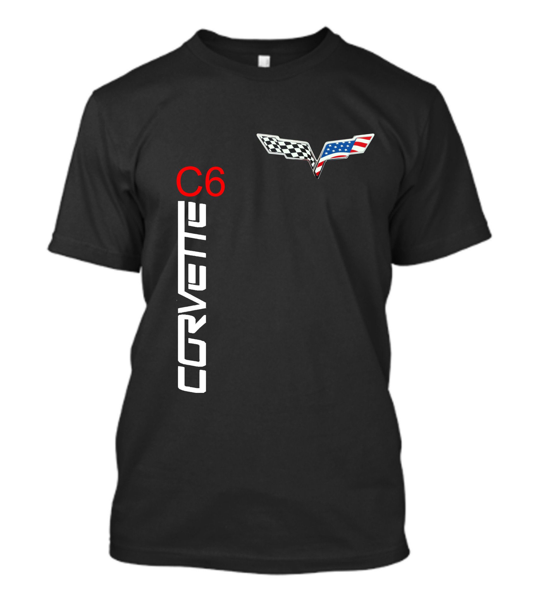 CORVETTE C6 Racing Flag T-Shirt