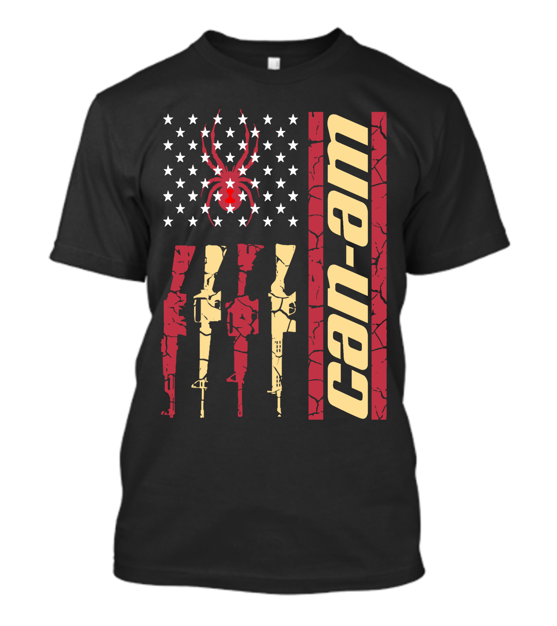 CAN-AM Spider Rifle American Flag T-Shirt
