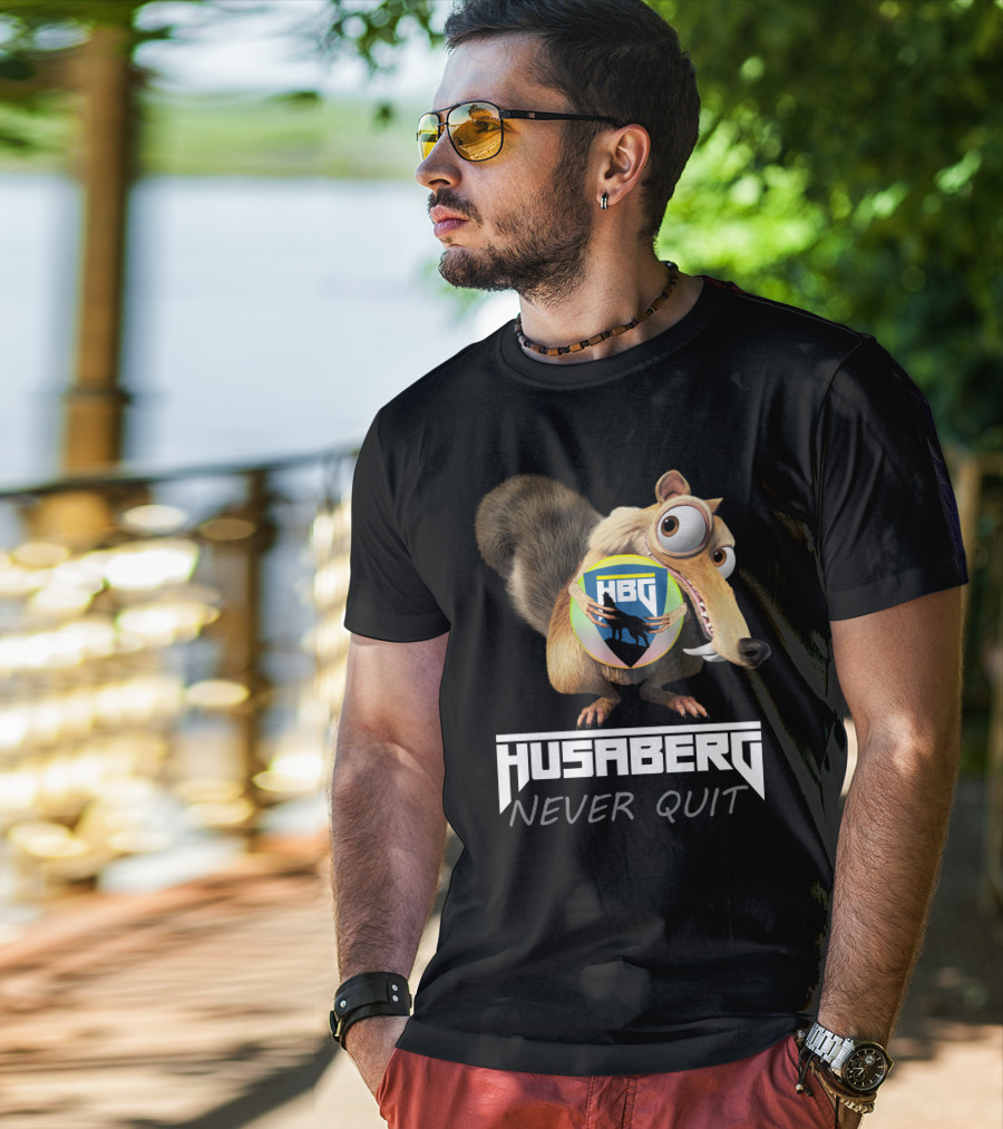 Husaberg Never Quit HBG Ice Age Scrat T-Shirt