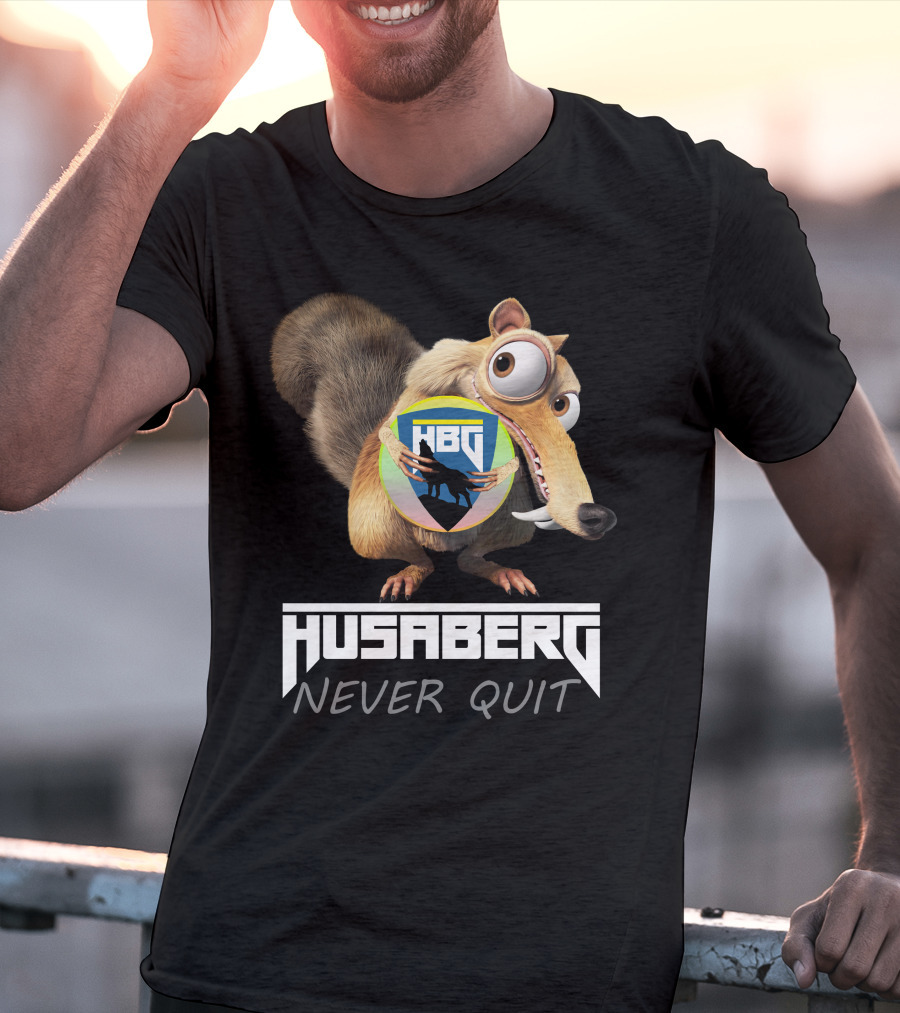 Husaberg Never Quit HBG Ice Age Scrat T-Shirt
