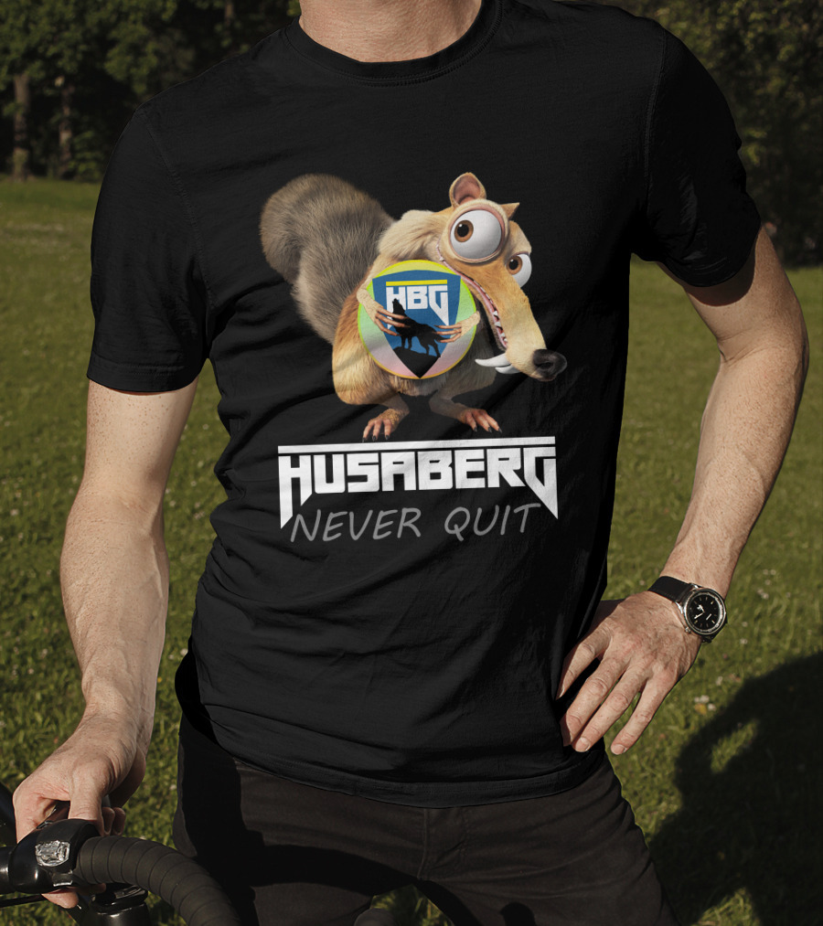 Husaberg Never Quit HBG Ice Age Scrat T-Shirt