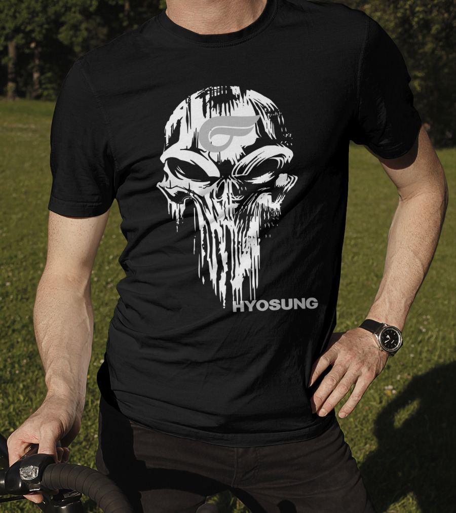 HYOSUNG Skull With Stylized T-Shirt