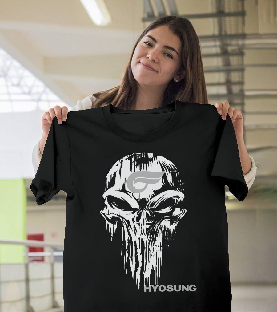 HYOSUNG Skull With Stylized T-Shirt