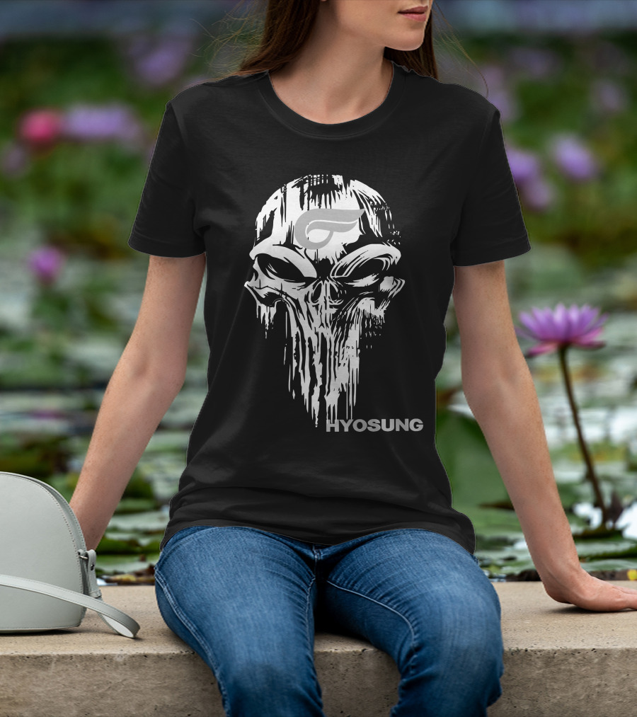 HYOSUNG Skull With Stylized T-Shirt