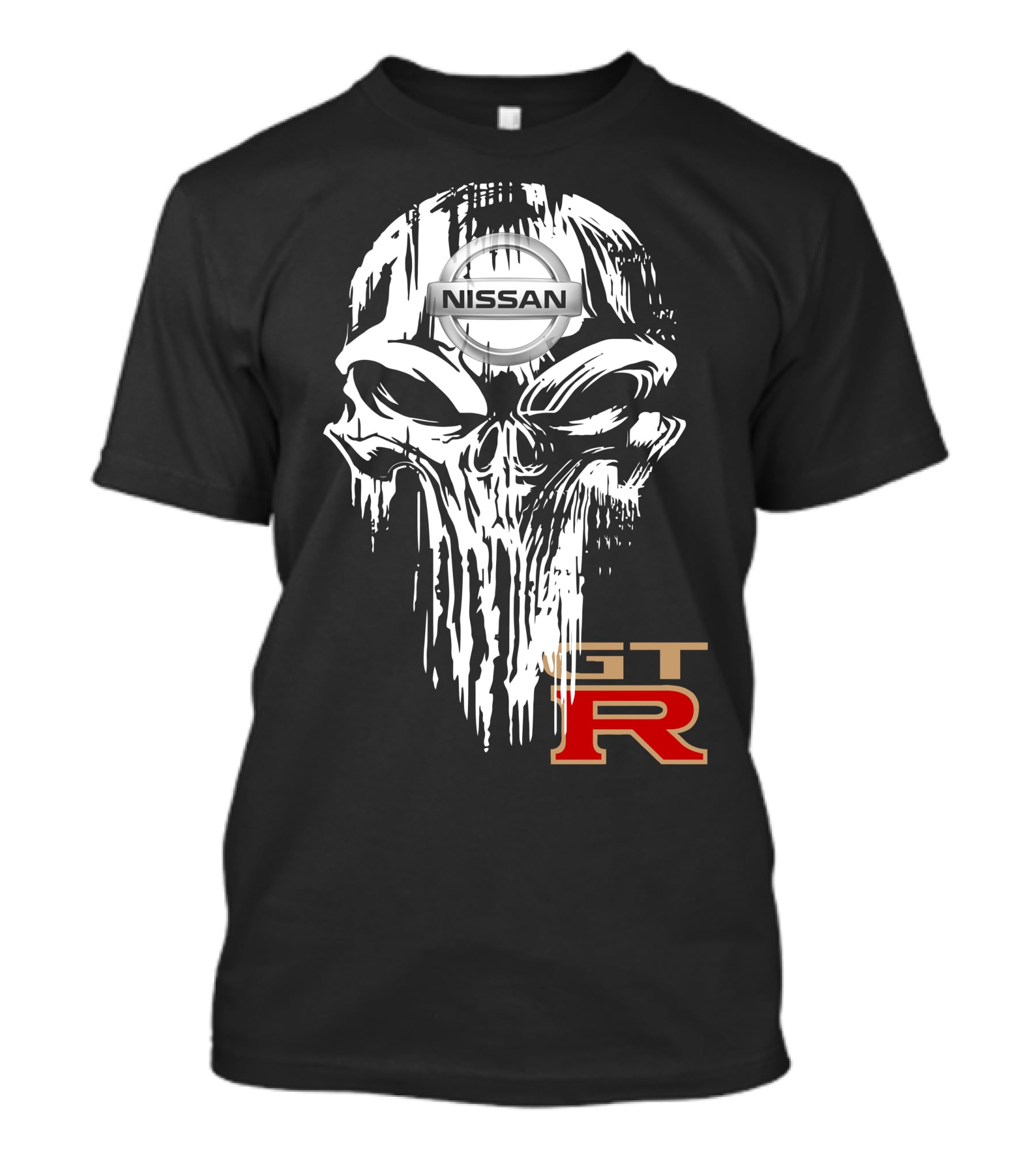 NISSAN GTR Skull Emblem T-Shirt