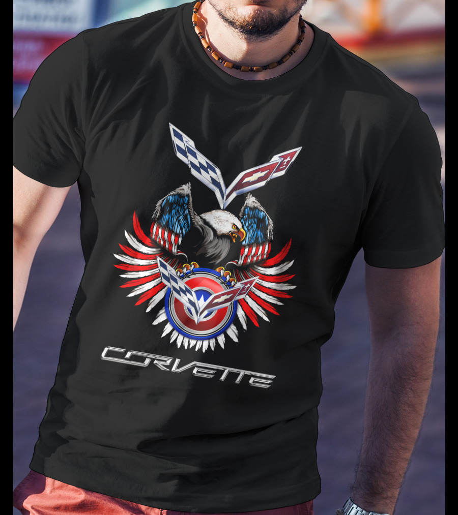 CORVETTE C7 American Eagle Emblem T-Shirt