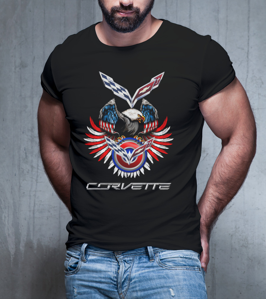 CORVETTE C7 American Eagle Emblem T-Shirt