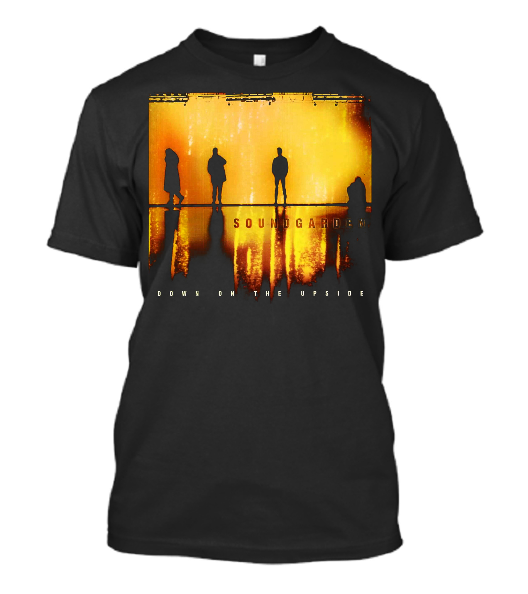 Soundgarden Down On The Upside Silhouettes Reflecting On Stage T-Shirt