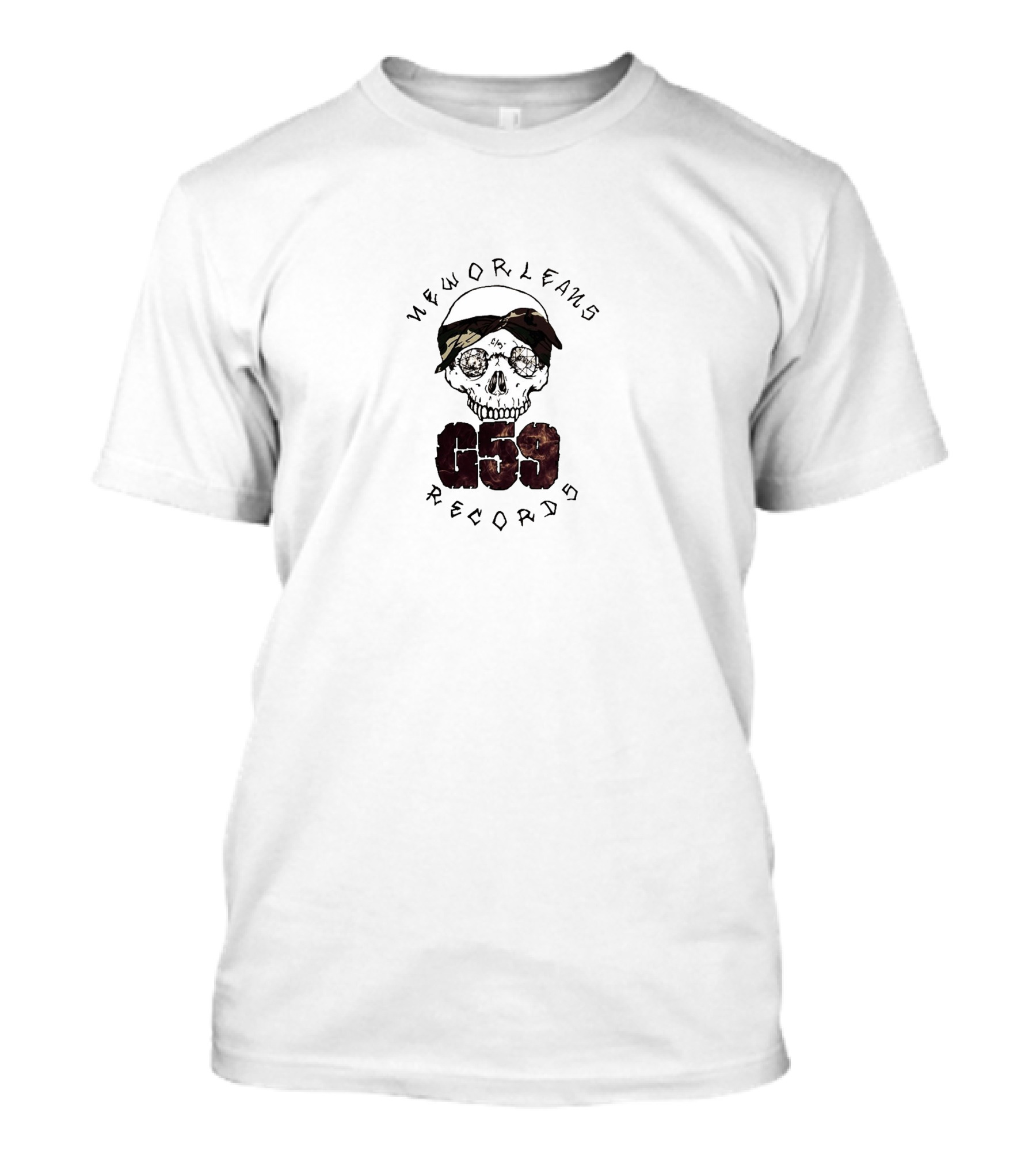New Orleans Records G59 Skull T-Shirt