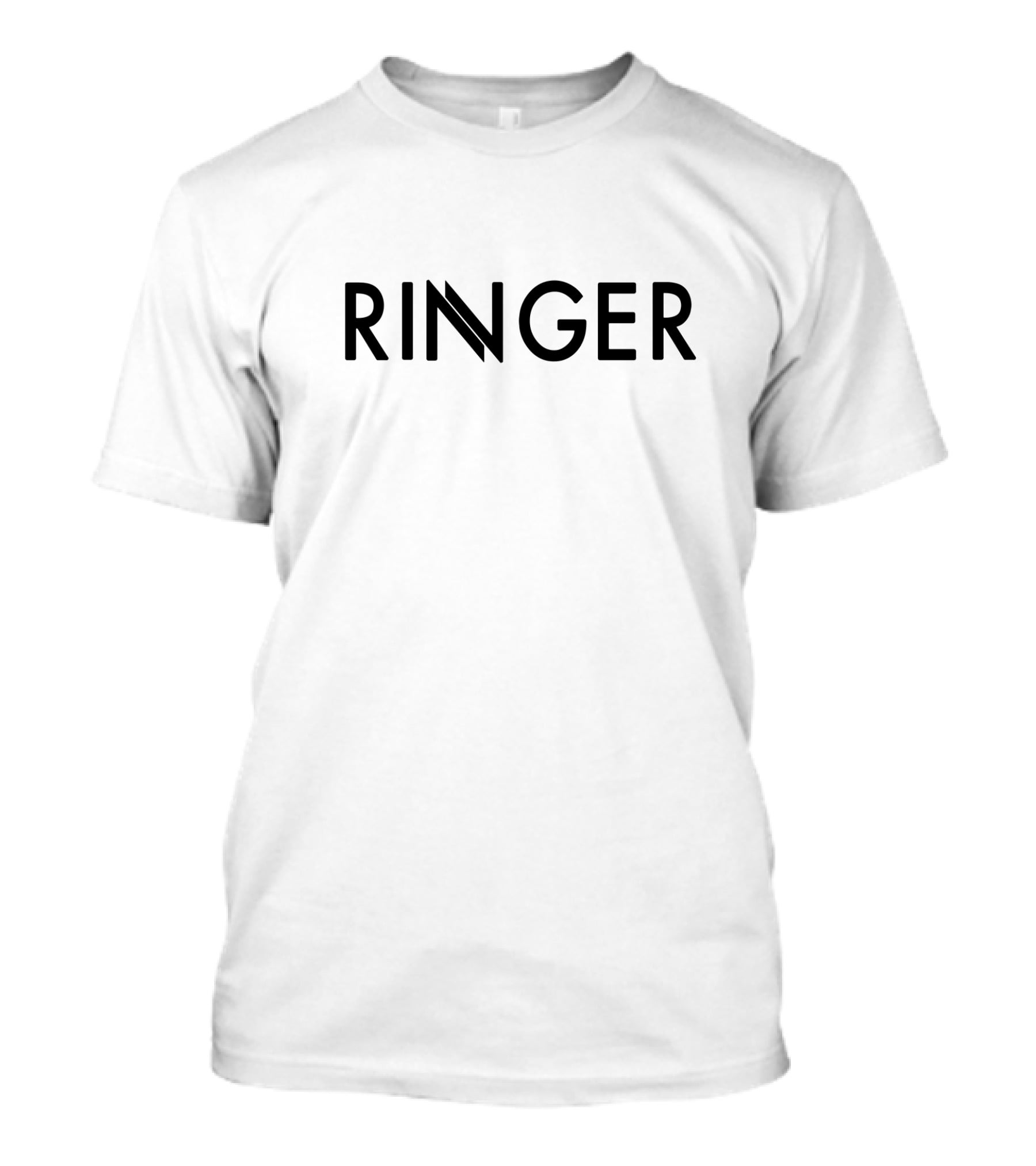 RINGER Logo With Stylized Diagonal N T-Shirt