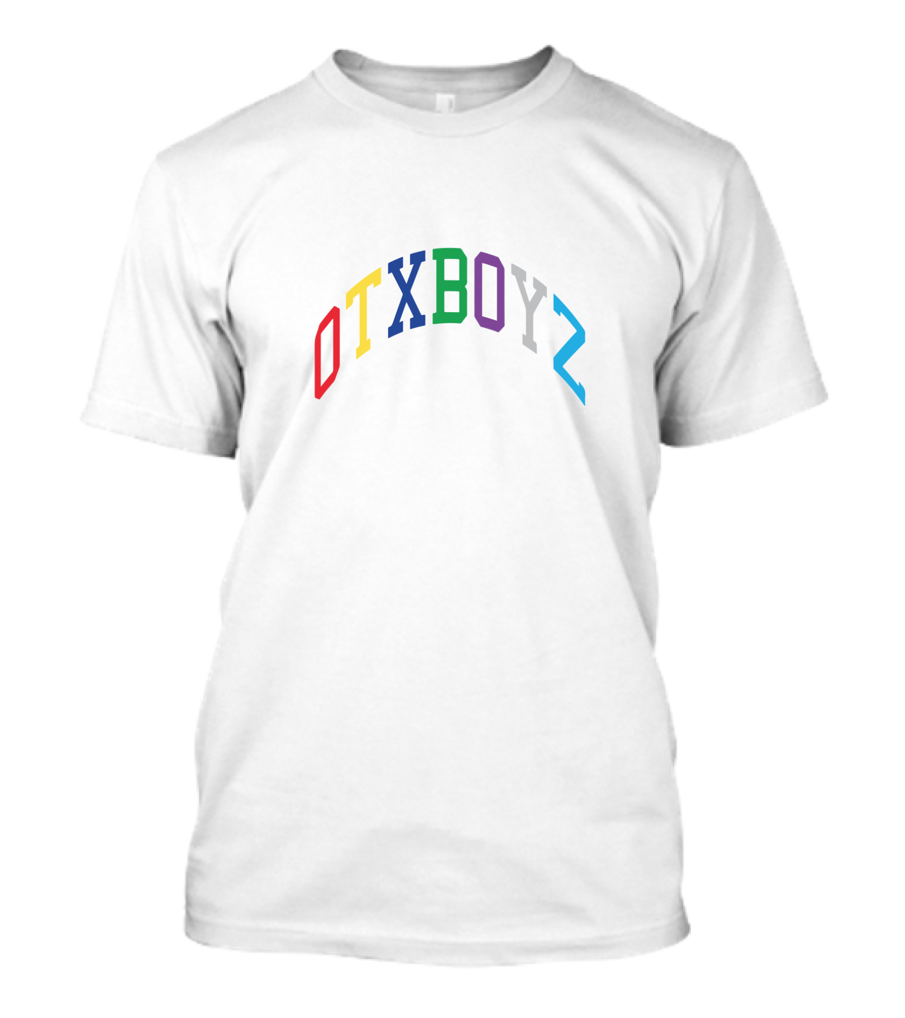 OTXBOYZ Ohgeesy Colorful Lettering T-Shirt