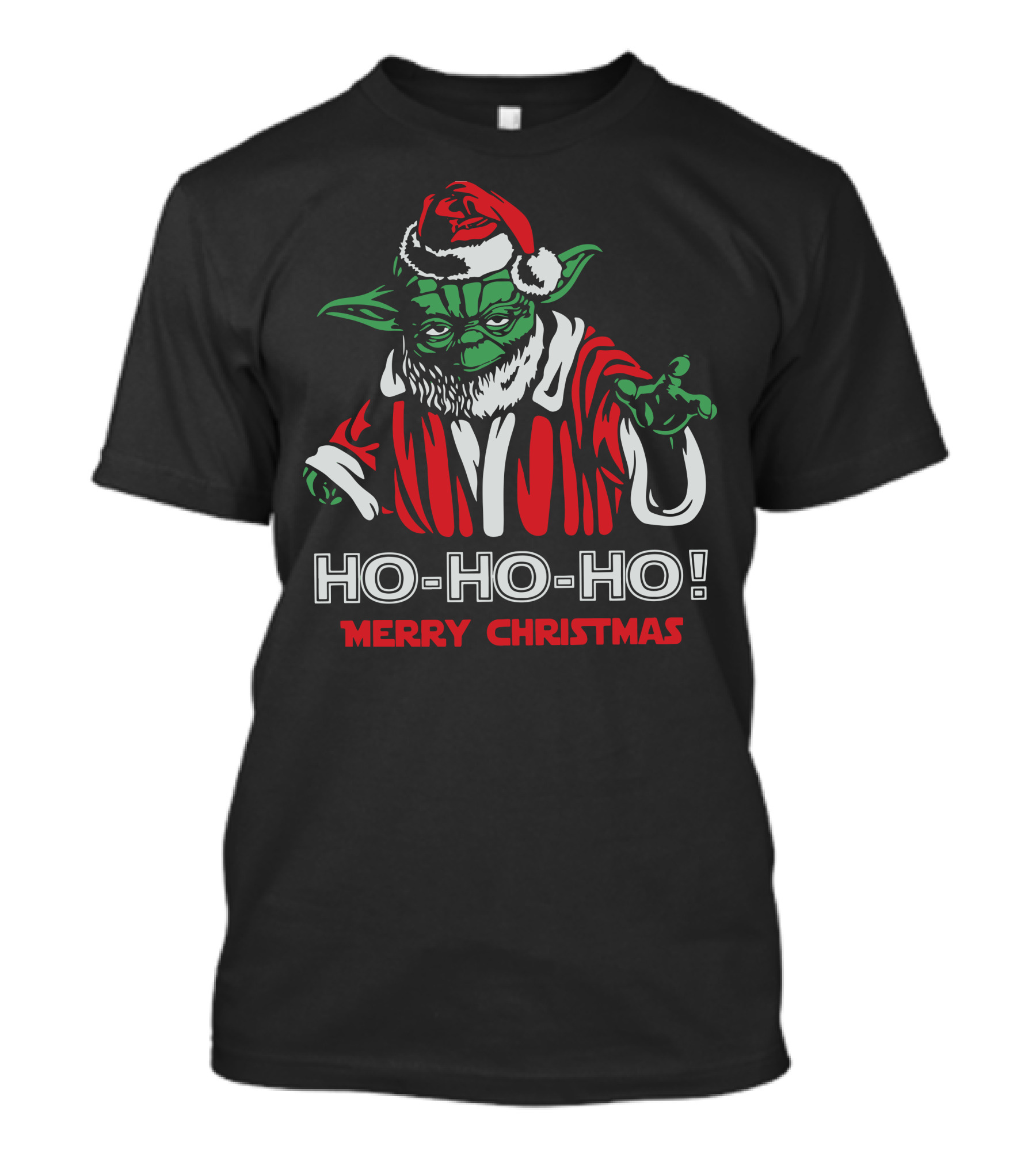 Ho Ho Ho Merry Christmas Yoda T-Shirt