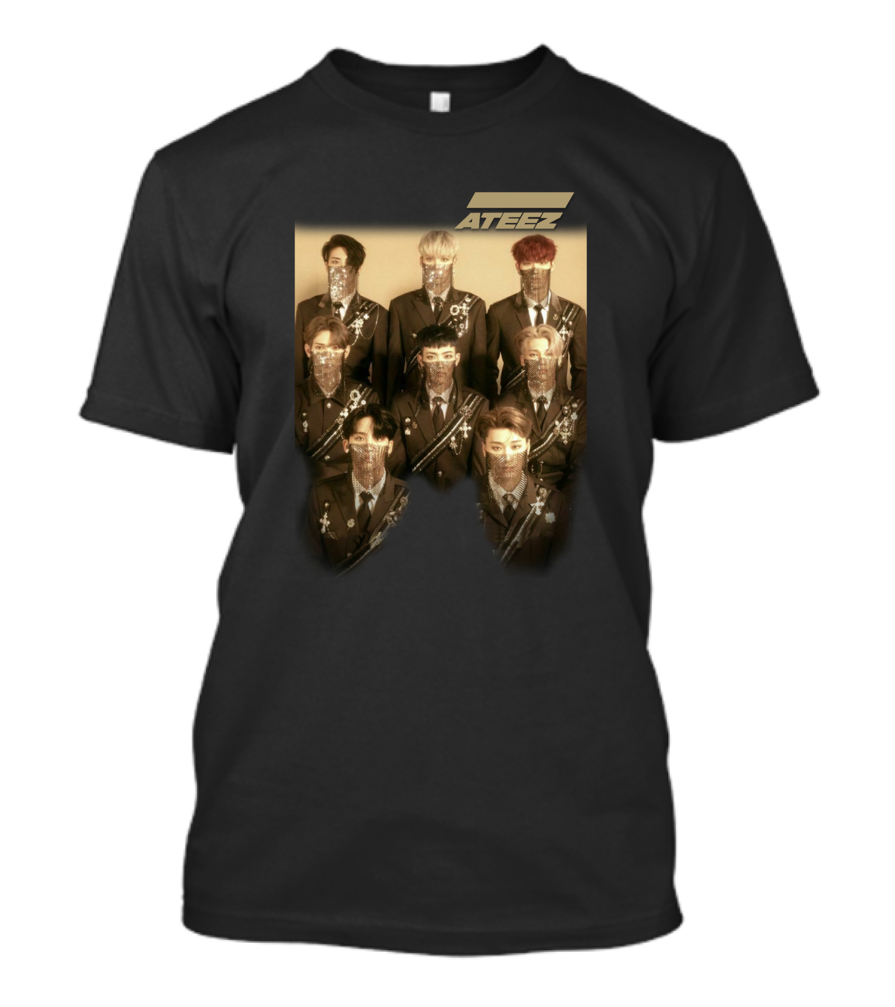 ATEEZ Group Portrait Masked Ensemble T-Shirt