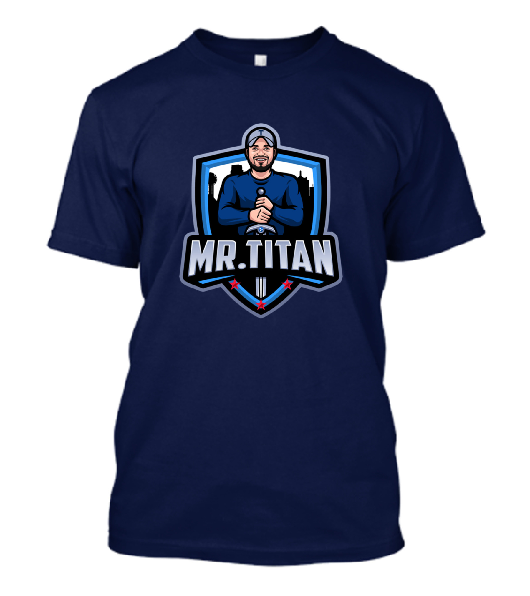Mr Titan Baseball Shield Logo TeeKo Store T-Shirt