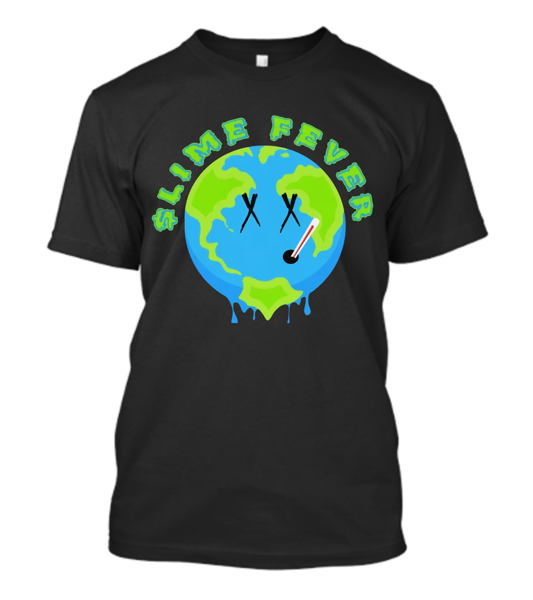 Slime Fever Earth Face Thermometer Design YNW Melly Merch Store T-Shirt