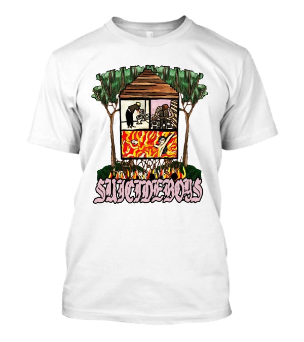 Suicideboys Fire And House Scene T-Shirt